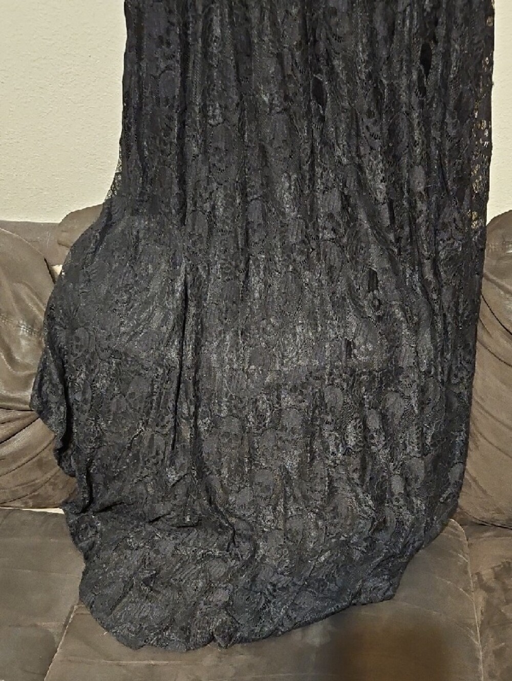 Hot Topic Black Lace High-Low Corset-Style Dress - Picture 9 of 10